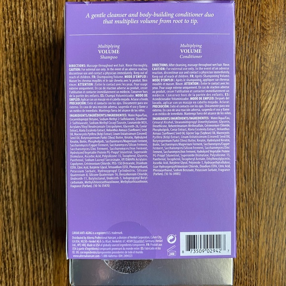 ALTERNA CAVIAR Anti-Aging Multiplying Volume Duo -  Shampoo & Conditioner Set - Picture 2 of 8